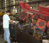 法蘭原料材料切鋸